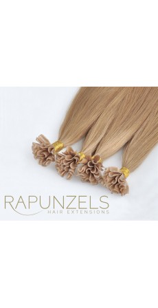 0.5 Gram 20" Pre Bonded Nail Tip Colour #24 Medium Gold Blonde (25 Strands)